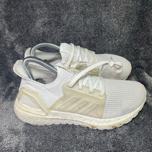 Adidas Ultraboost White Running Shoes Women’s US 4.5 Boost Continental - Picture 4 of 9